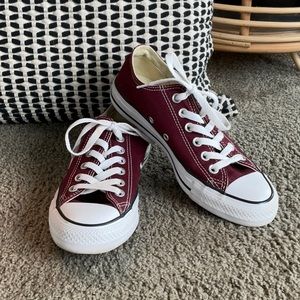 Maroon Converse All Star Womens 6 1/2
